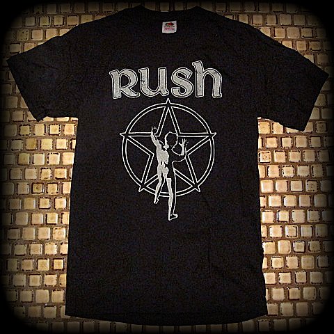 RUSH - Starman White Outline t-shirt